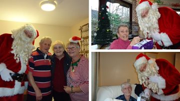 ‘Santa Claus is coming to town’ at Sutton-in-Ashfield care home